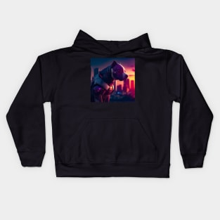 Cyberpunk Dog Kids Hoodie